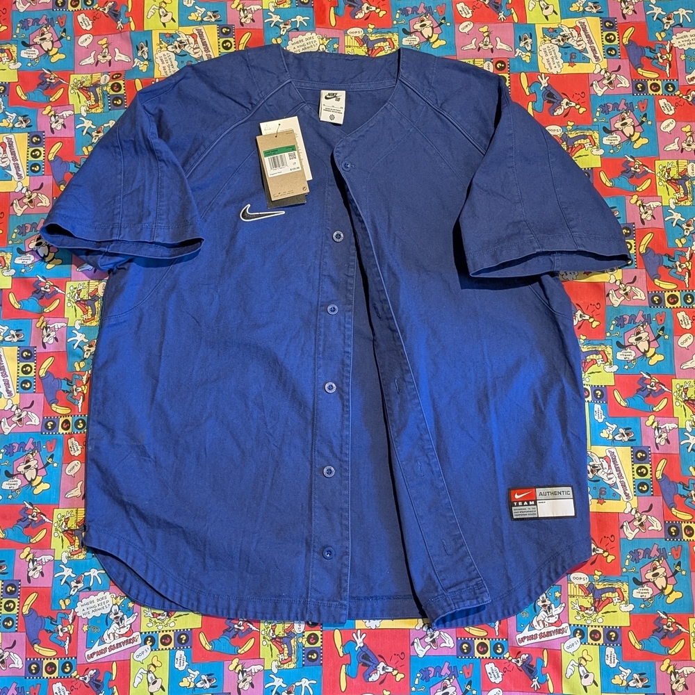 Nike SB Blue Baseball Shirt